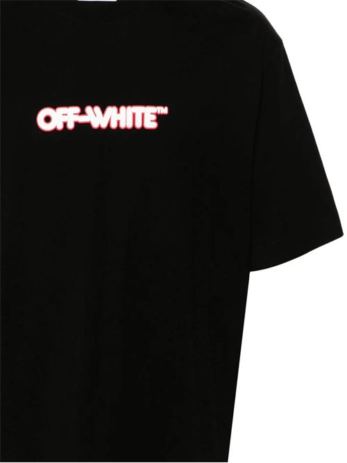 T-shirt in cotone nero OFF WHITE | OMAA120F24JER00E1001